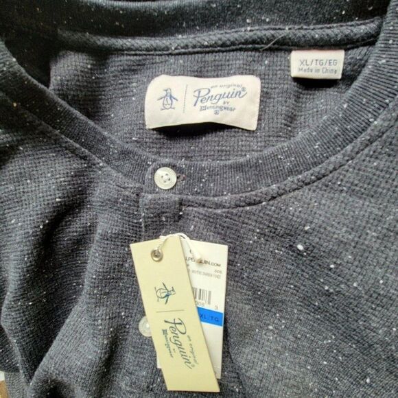 PENGUIN Henley Sweater. Size XL. New With Tags. - Picture 4 of 6